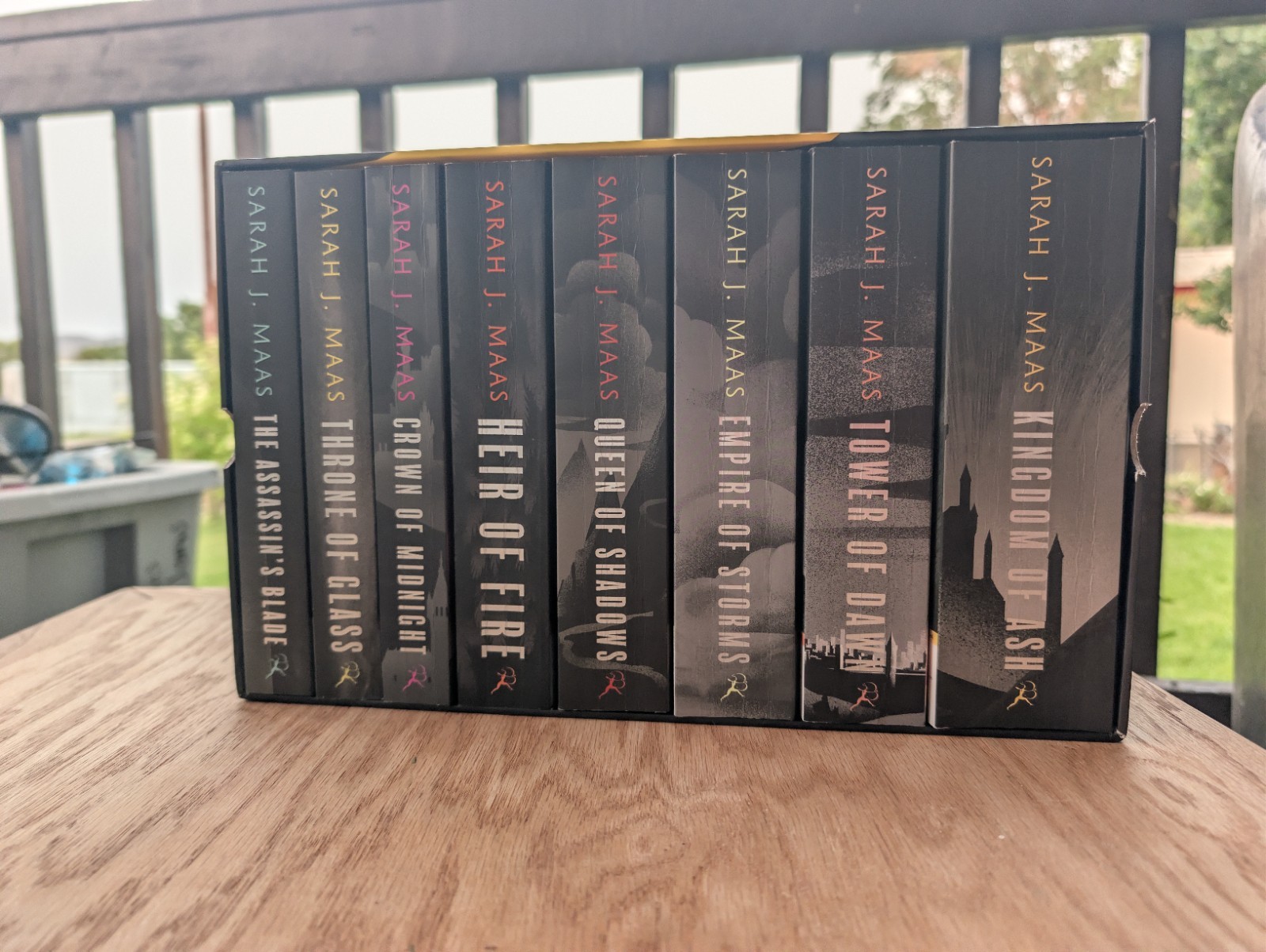 Throne of Glass Series Collection 8-Book Set by Sarah J. Maas Box Set W Slipcase