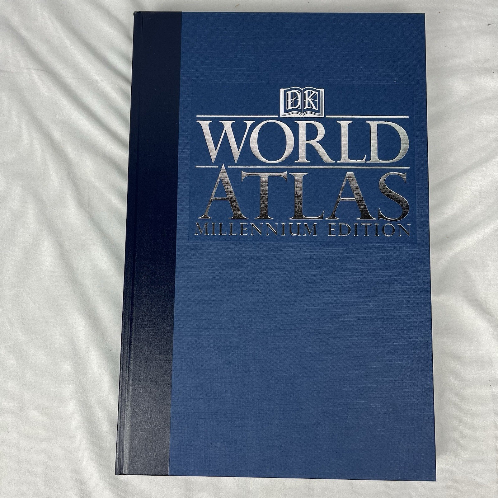 Millennium Edition DK World Atlas Large 12×18 w/ Box Made in USA Vintage 1999