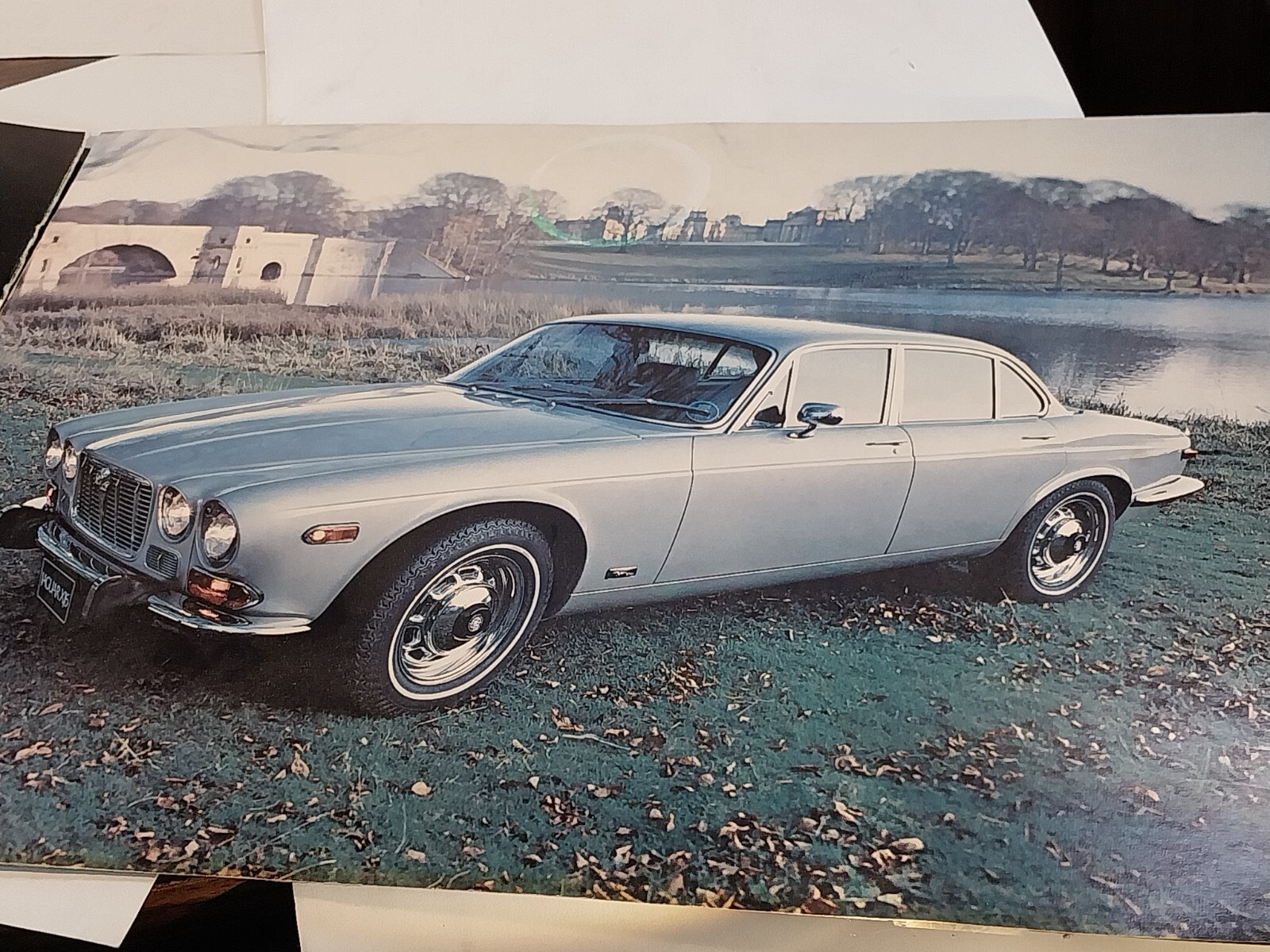 1973 Jaguar XJ 6 brochure. 9″ x 12.25″. Good shape. Great pics. Some tape damage