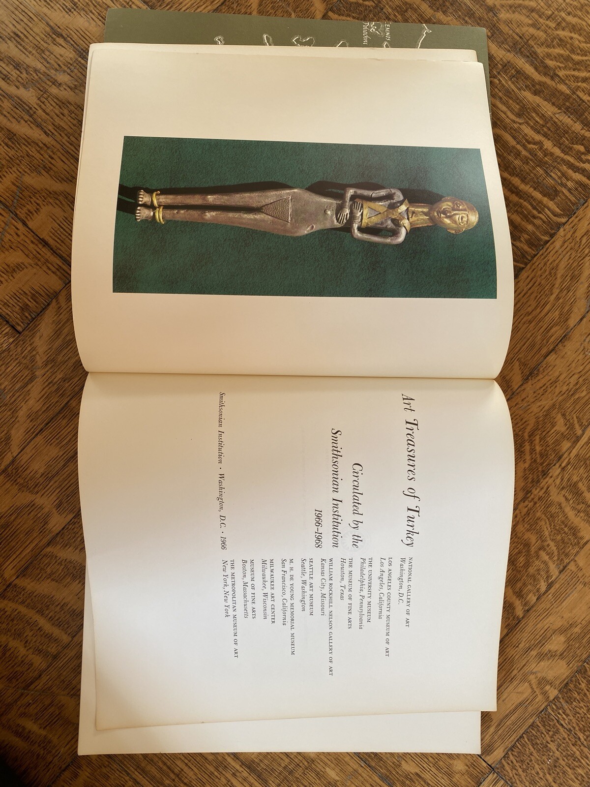 ART TREASURES OF TURKEY Circulated by the Smithsonian Institution 1966- 1968.