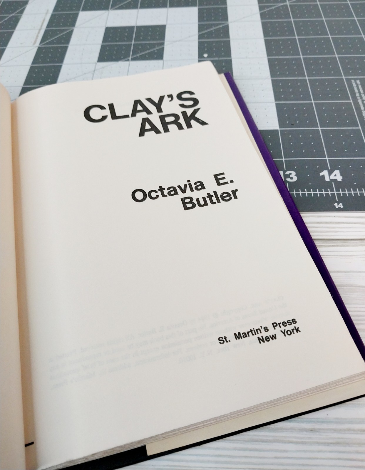 CLAY’S ARK ☆ Octavia E. Butler~ 1st Edition BCE 1984 HC/DJ Patternist Series VG