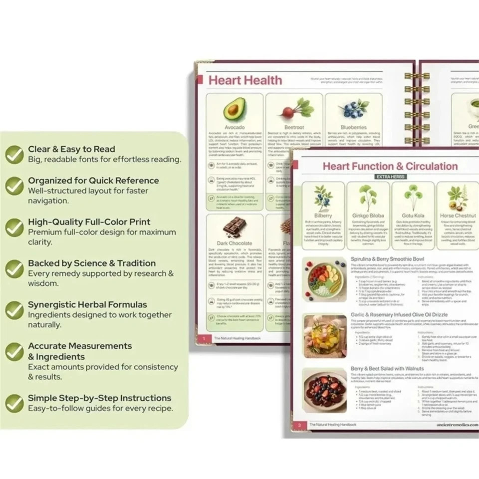 Natural Healing Handbook: Focusing on Herbal Therapy, Providing Simple Formulas