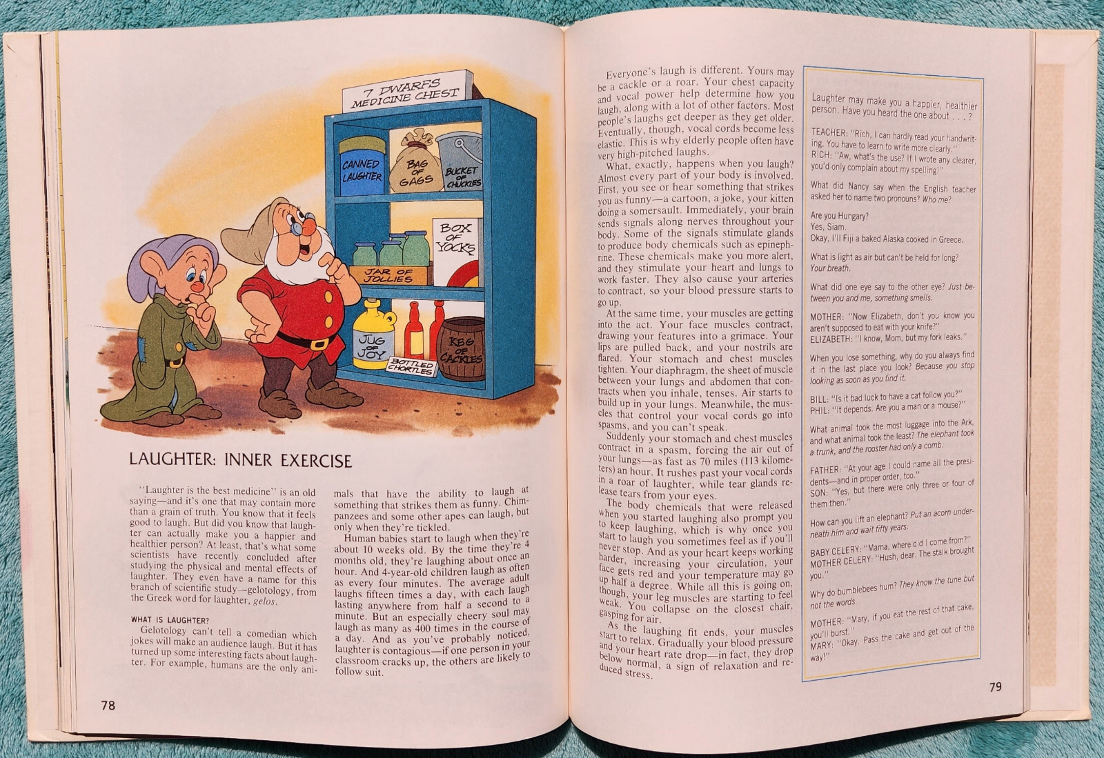 Disney’s Wonderful World Of Knowledge 1986 Yearbook Hardcover 126 Pages