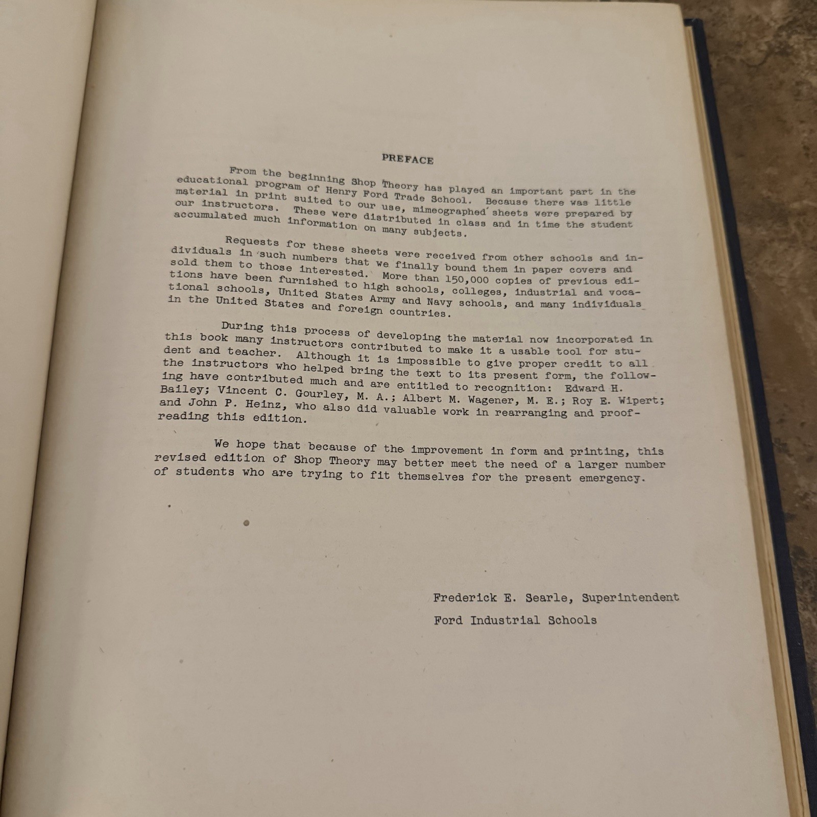 Shop Theory Revised Edition Hardcover McGraw-Hill Mechanical Engineering 1940’s