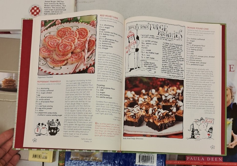 HC Cookbooks Lot Of 8. Christmas, Food & Wine, Southern Living, More #6.6.9