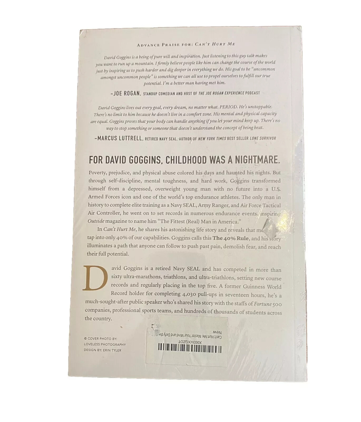 ㋡Cant Hurt Me Master Your Mind and Defy the Odds by David Goggins*s*
