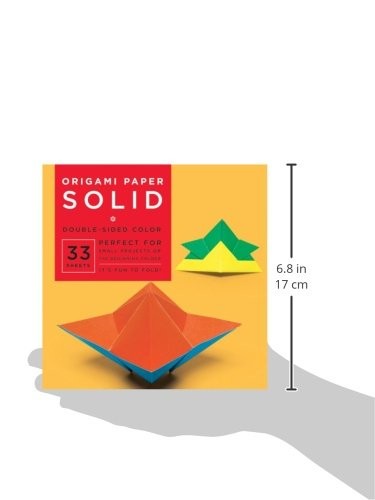 Origami Paper – Solid Colors – 6 3/4″ – 33 Sheets: Tuttle Origami Paper: High-Qu