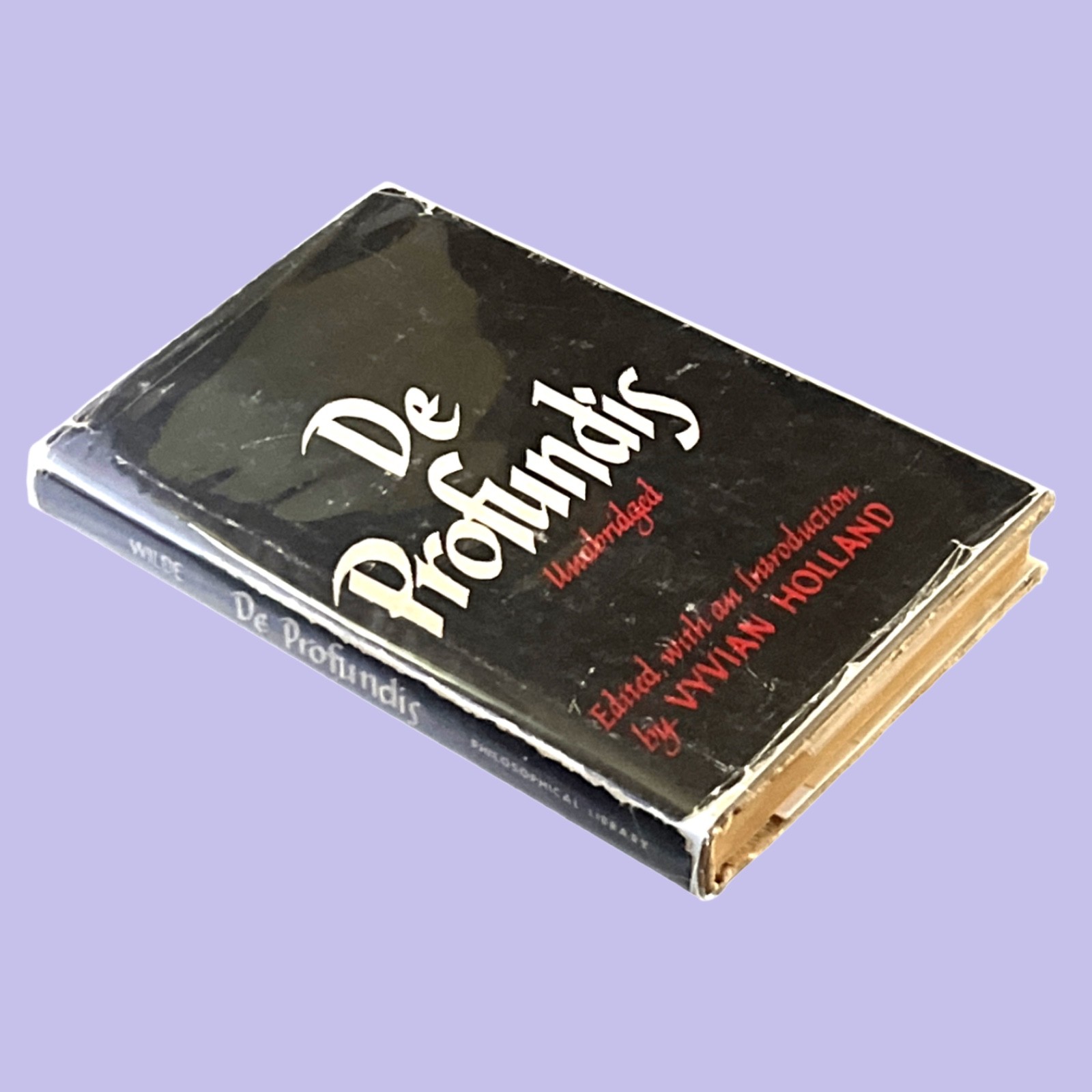 De Profundis Unabridged (1960) Oscar Wilde HC DJ Philosophical Library