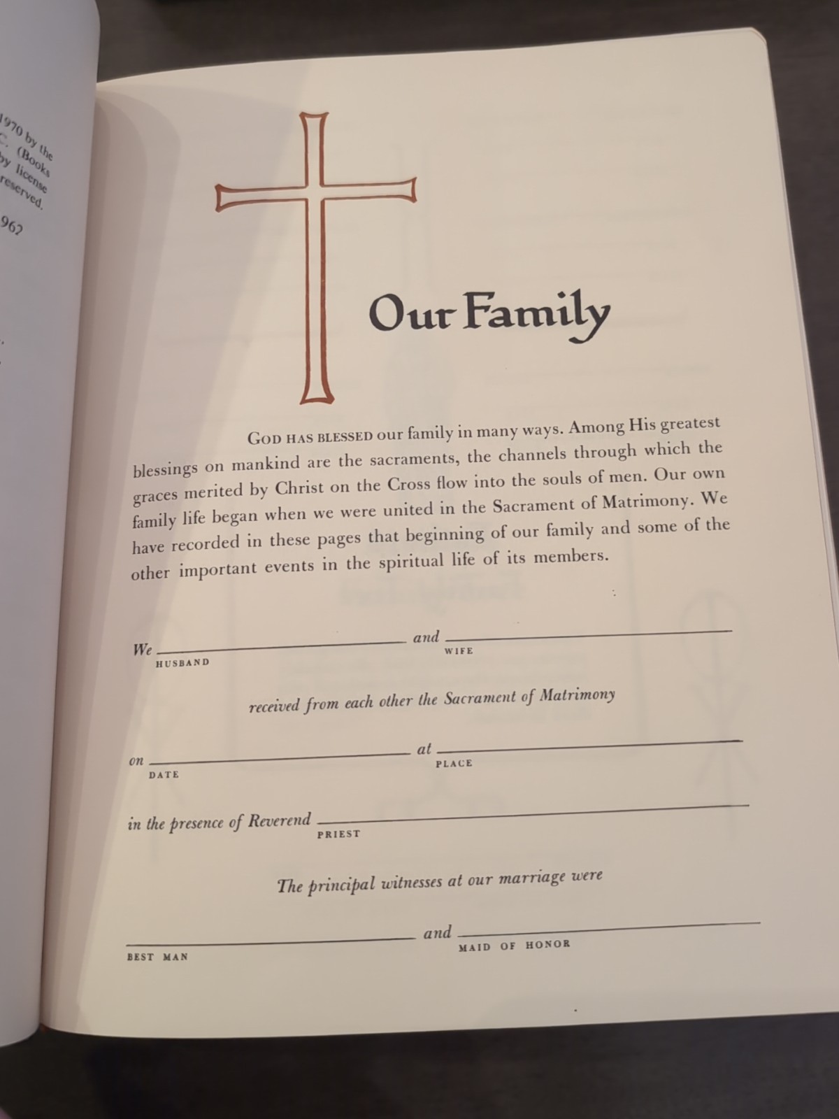 The New American Bible Special Family Edition Triple Column Catholic Press-world