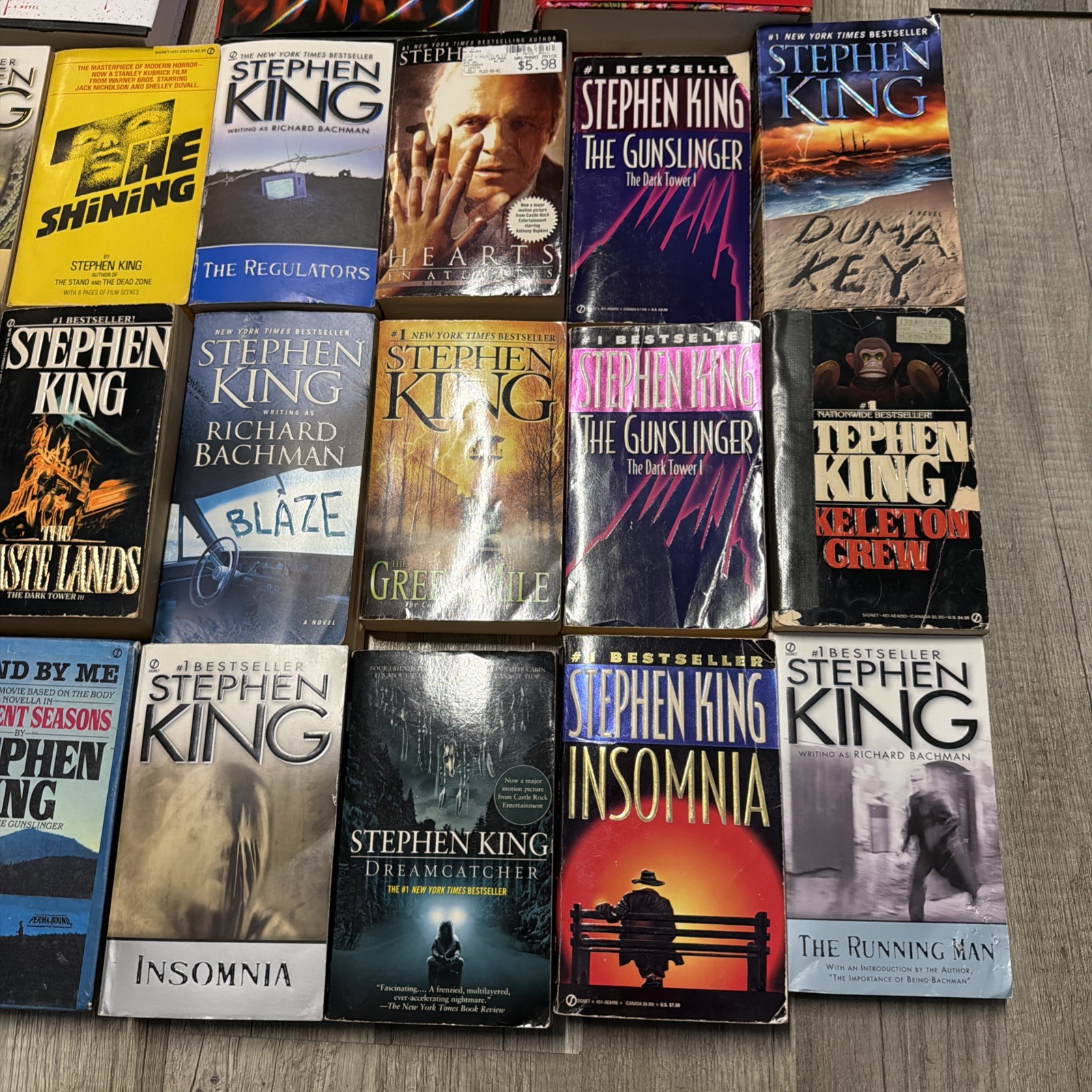 Stephen King Book Lot Of 21 Hardcover & Paperback Multiple Titles