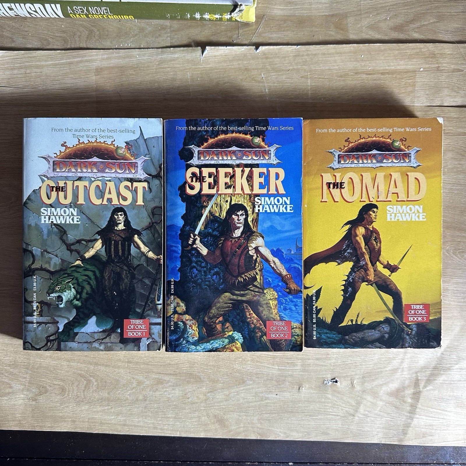 Dark Sun Tribe of One Trilogy Simon Hawke Complete Paperback Set D&D Fantasy