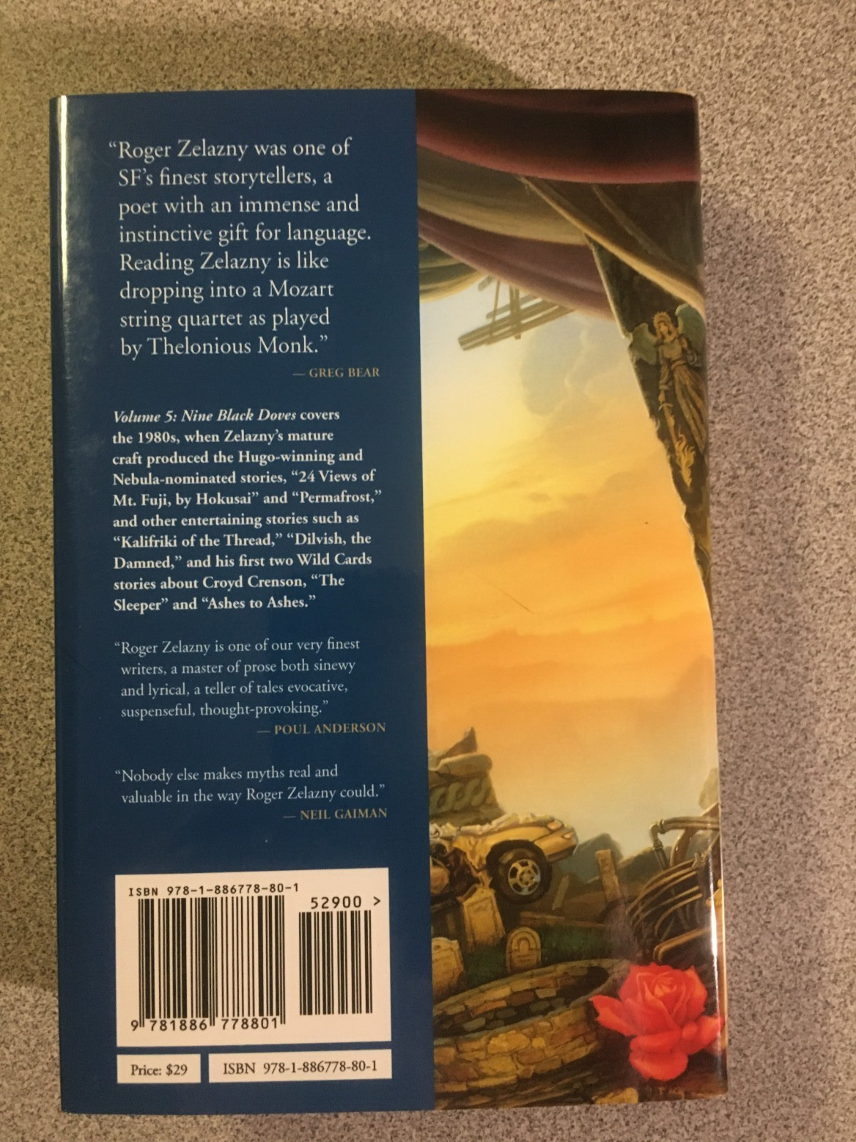 Complete Set: Collected Stories of Roger Zelazny Volumes 1-6, NESFA Press 2009