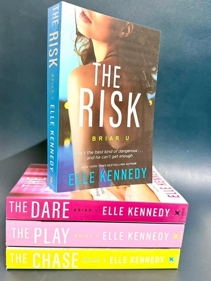 Briar U Series 4 Books Set by Elle Kennedy Dare, Play, Chase, Risk Paperback usa