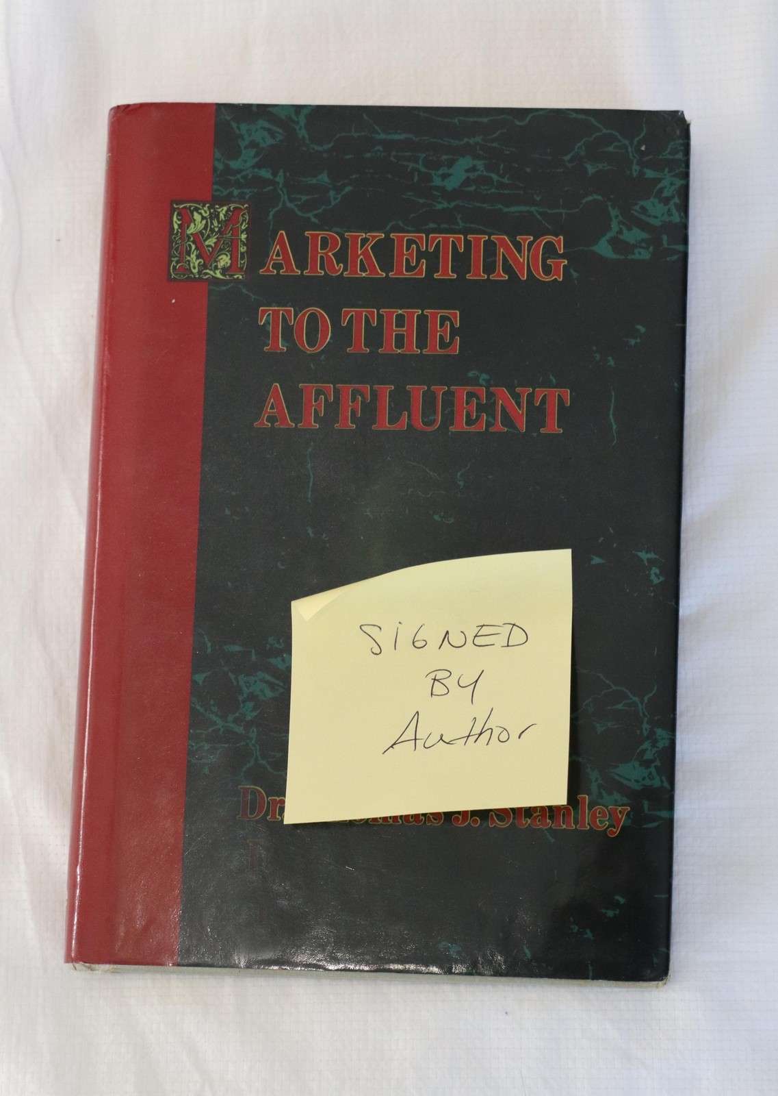 SIGNED✍️Marketing To The Affluent🔴Thomas J Stanley💵Business 1 Irwin📓HCDJ Book