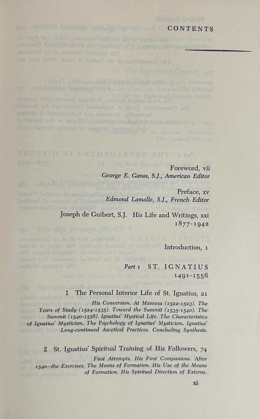 The Jesuits: Their Spiritual Doctrine and Practice, by Joseph de Guibert, HC, DJ