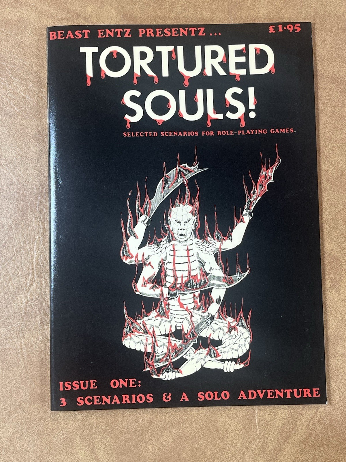 Beast Entz Tortured Souls Issue # 1 w/ AD&D Module RARE FIND