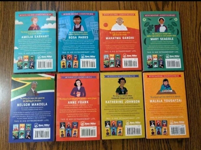 The Extraordinary Life of…Biography Series by Kane Miller Set F 8 Books