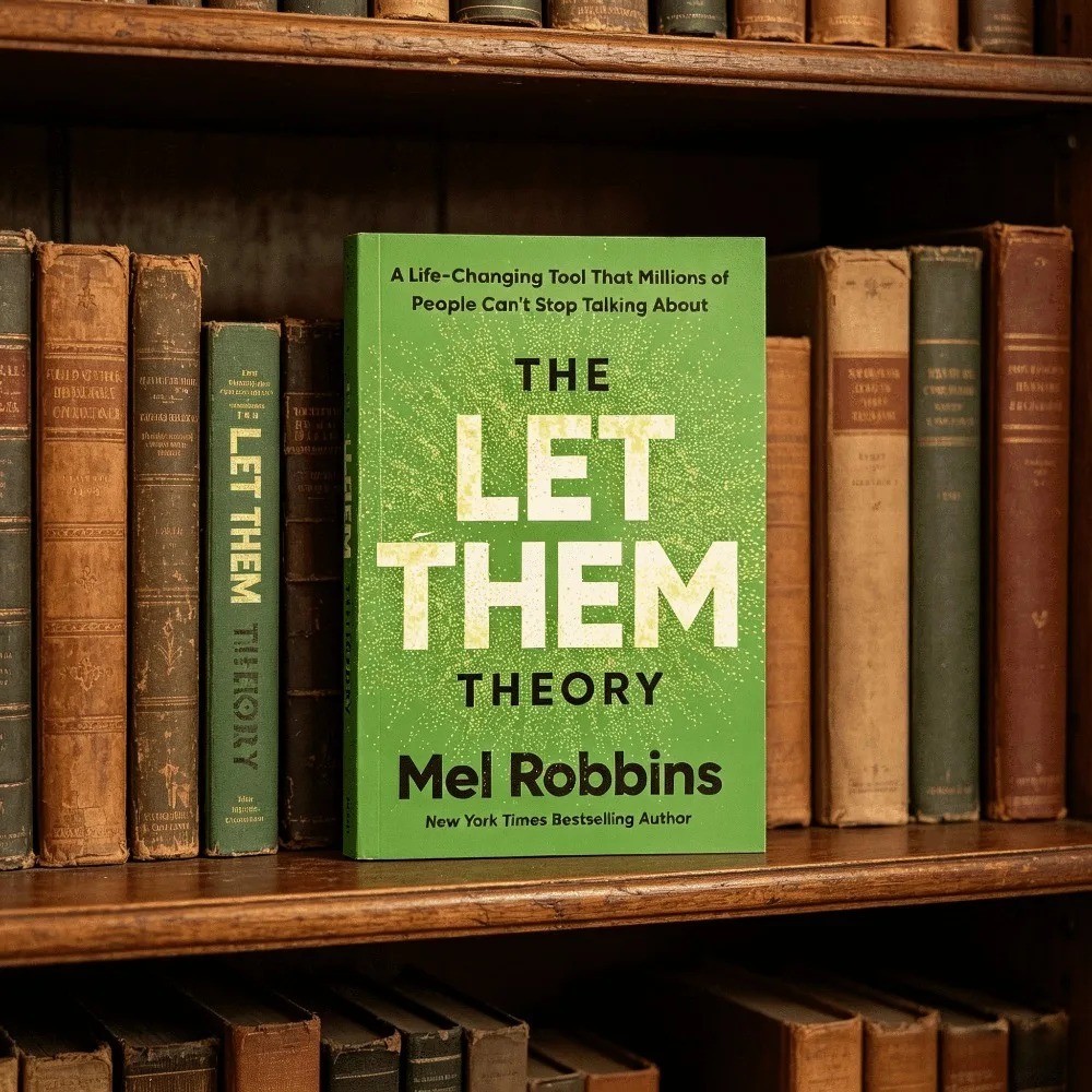 The Let Them Theory by Mel Robbins Hardcover Self Help Motivation Book