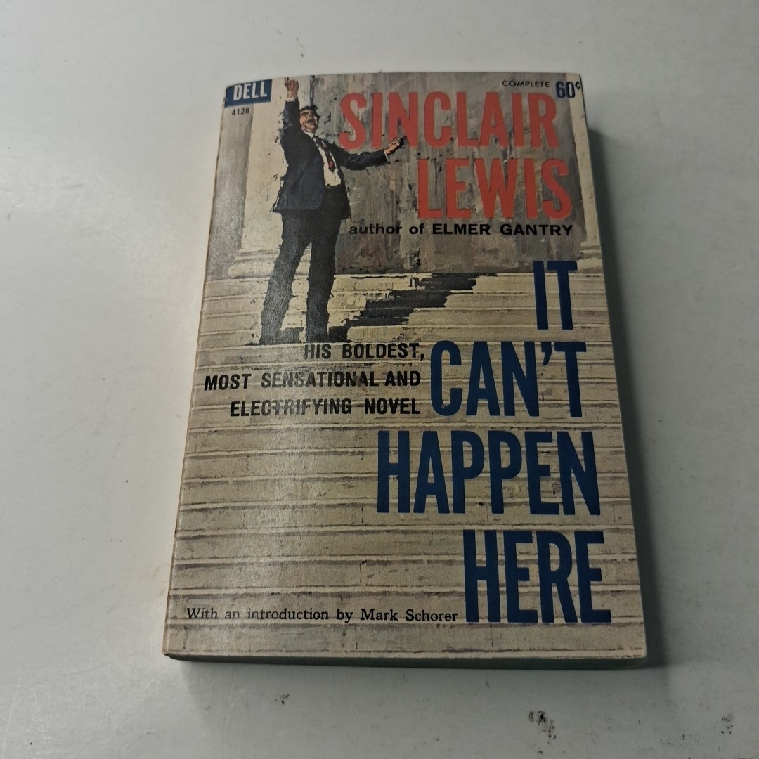 It Can’t Happen Here MMPB (1965) 4th Dell Printing
