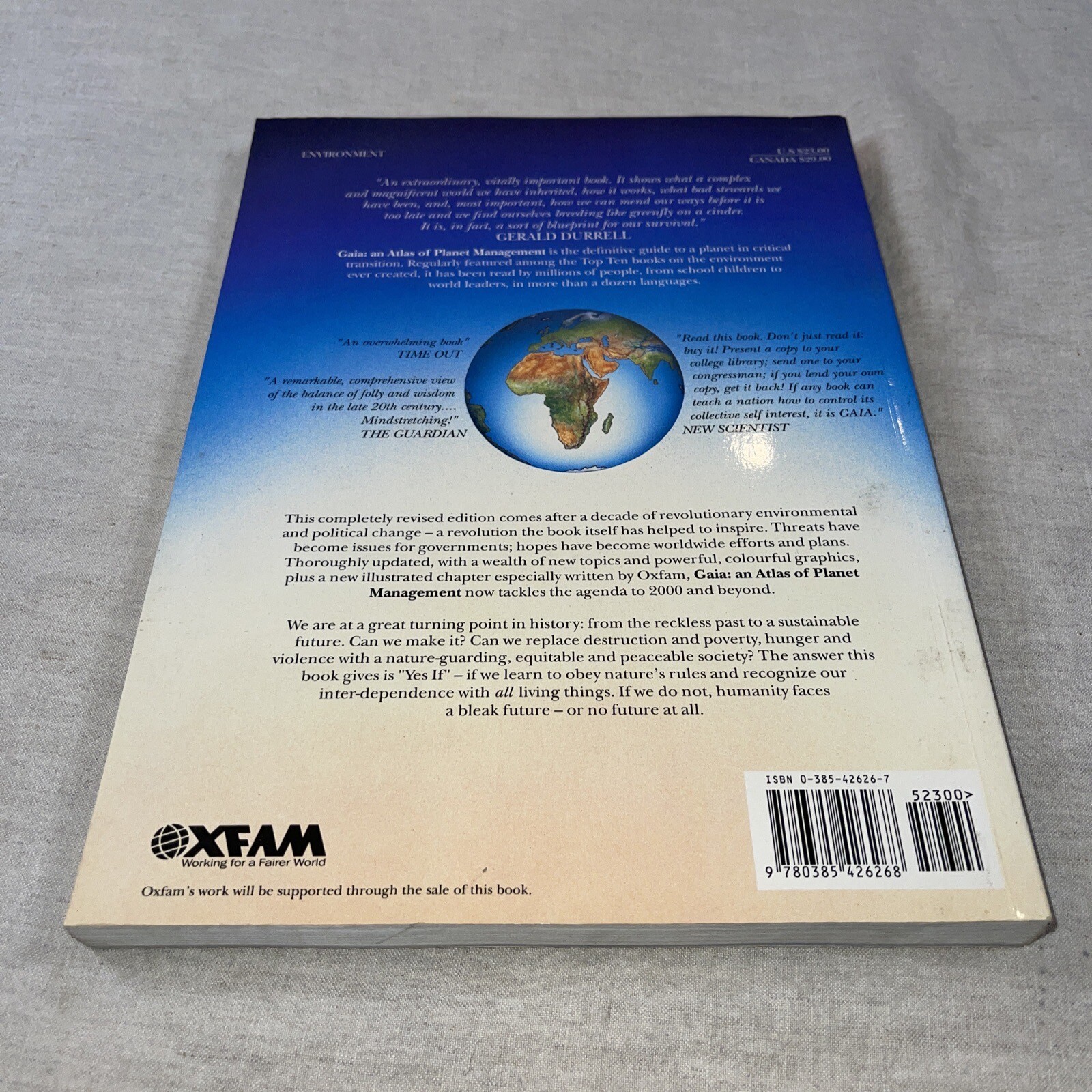 Gaia : An Atlas of Planet Management by Norman Myers 272 pages 1993