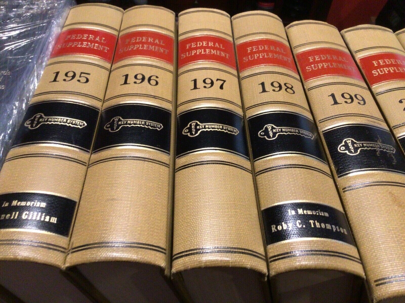 West’s Federal Supplement Law Books – Lot of 10 – multiple lots Free Shipping