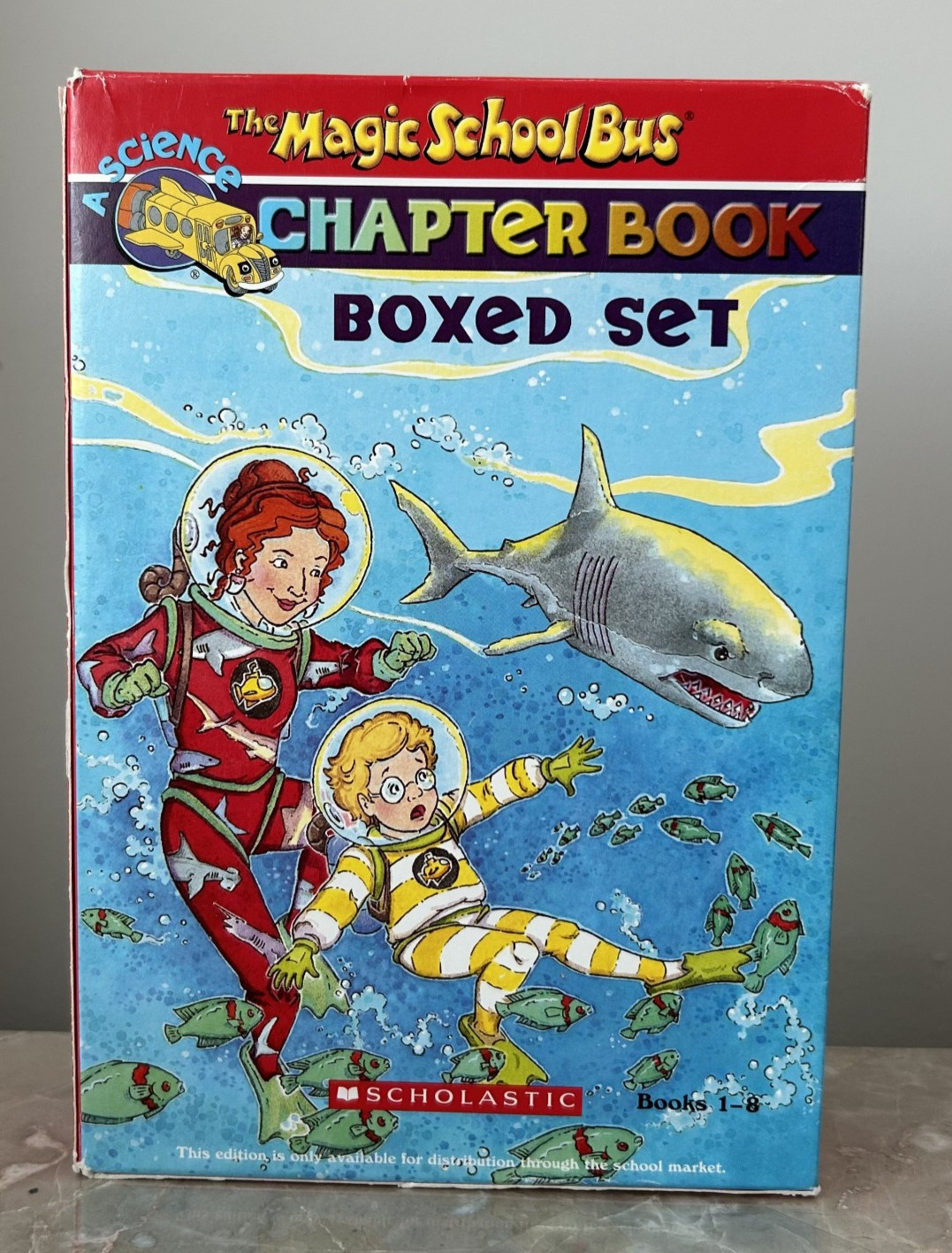 The Magic School Bus Chapter Books Boxed Set 1 2 3 4 5 6 7 8 Scholastic