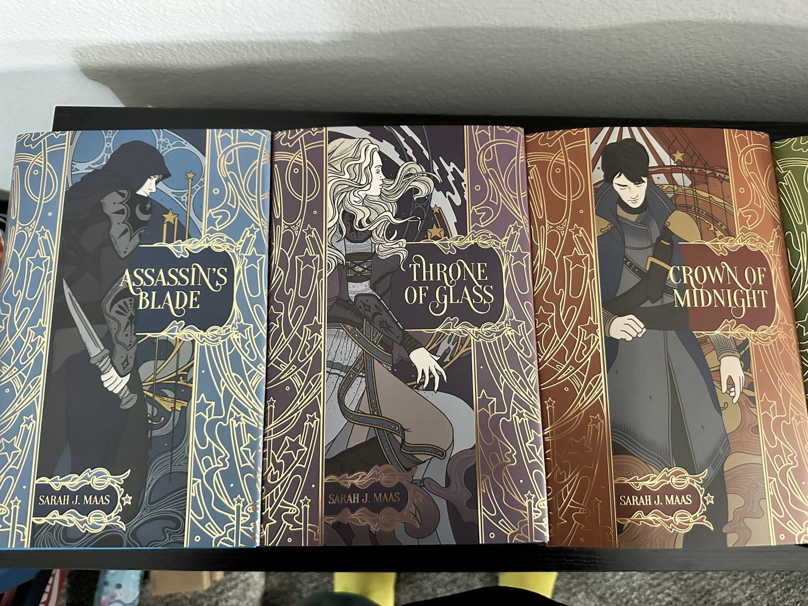 Throne of Glass Books 1-8 Full Set by Sarah J. Maas |Nerdy Ink Foiled HCDJ |OOP