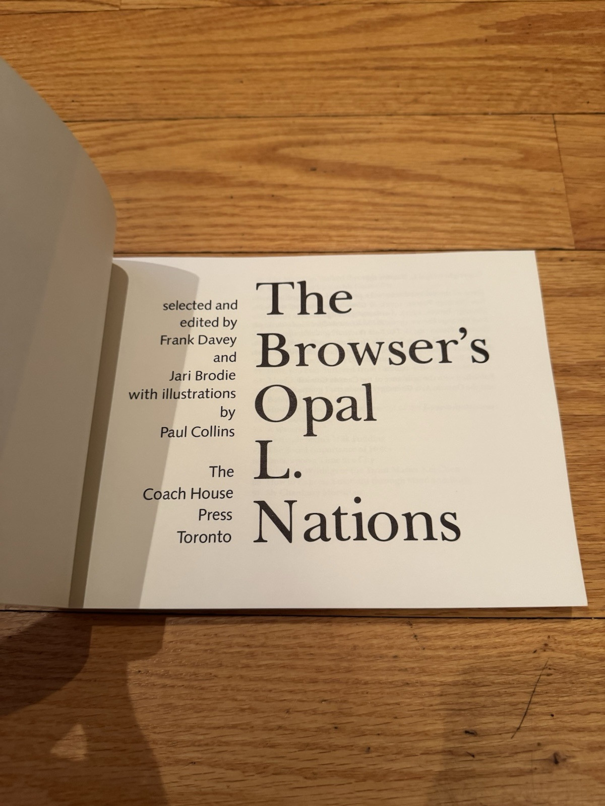 The Browser’s Opal L. Nations- F. Davey, J. Brodie, P.Collins 1981