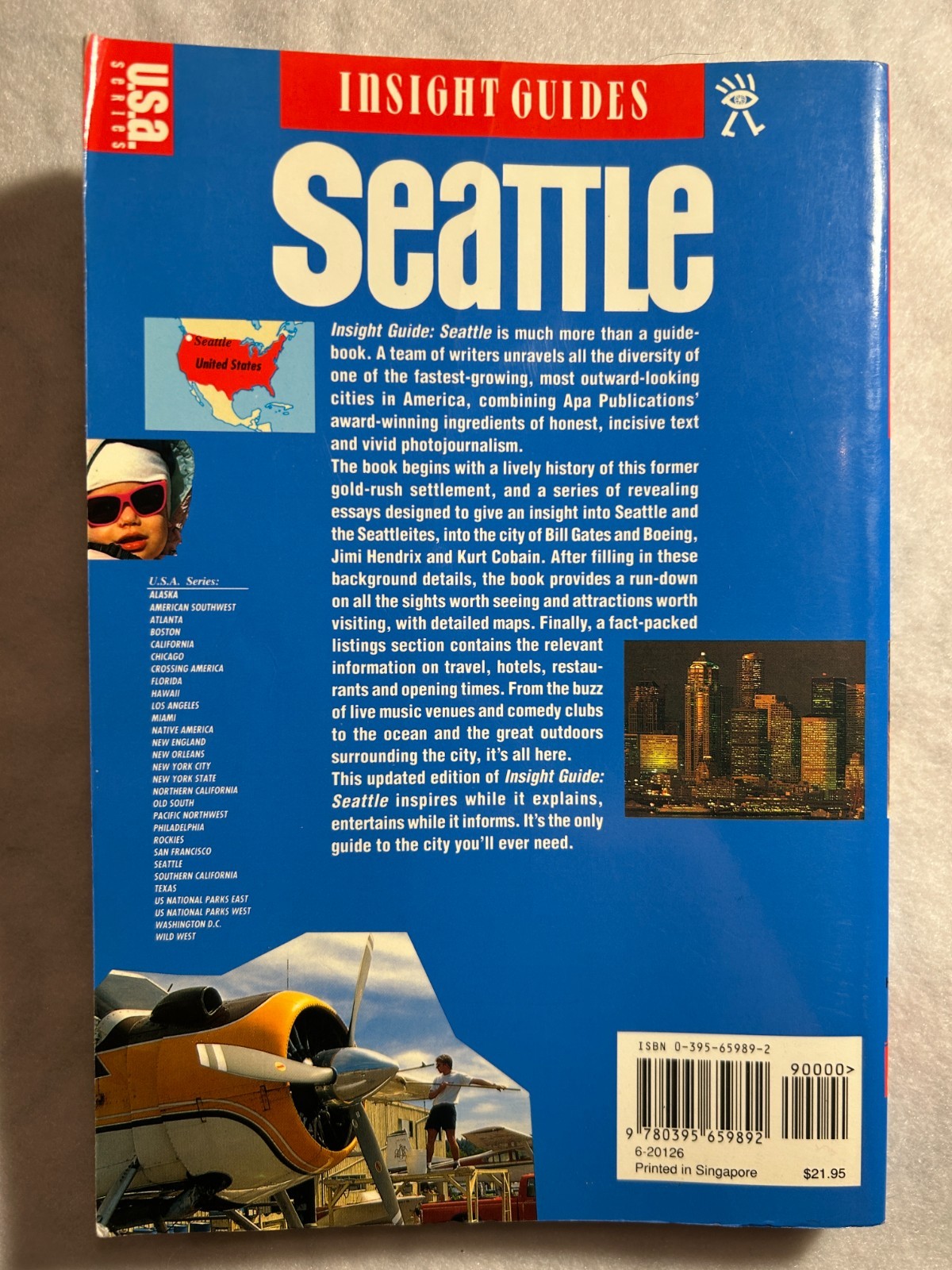Insight Guides Seattle by John Wilcock 1996 APA Publications