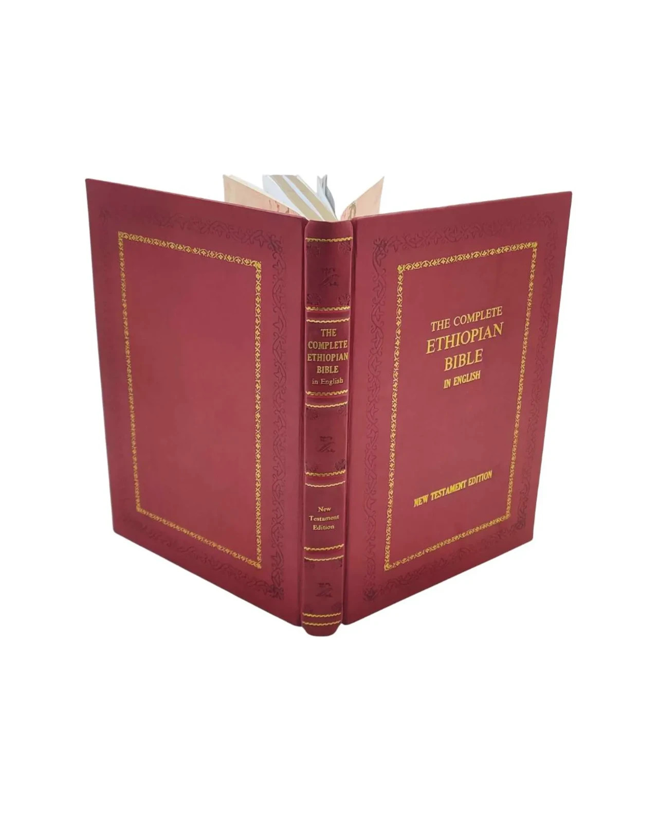 Ethiopian Bible in English New Testament Large Print Edi [Premium Leather Bound]