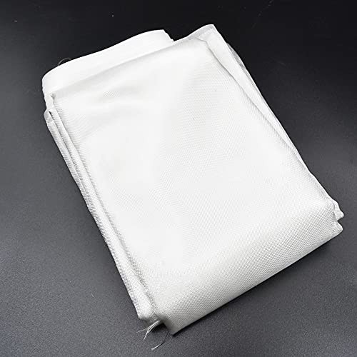 Fiberglass Cloth Mat 1.5oz 106x50in White Woven Mesh for Resin Repair Boat Auto