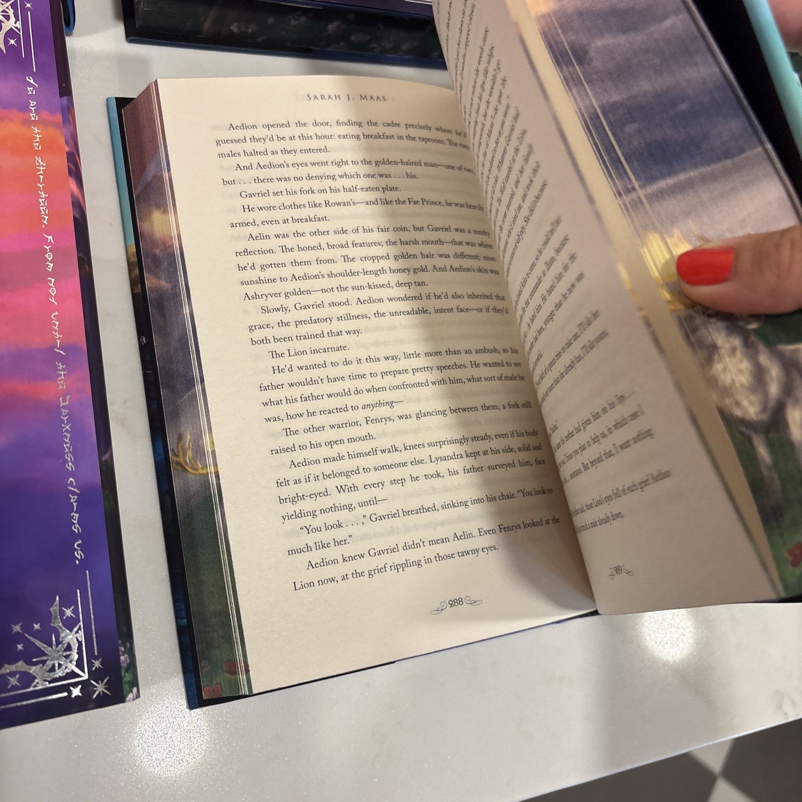 Acrylipics Throne Of Glass Special Edition Sprayed Edge Set Terrasen