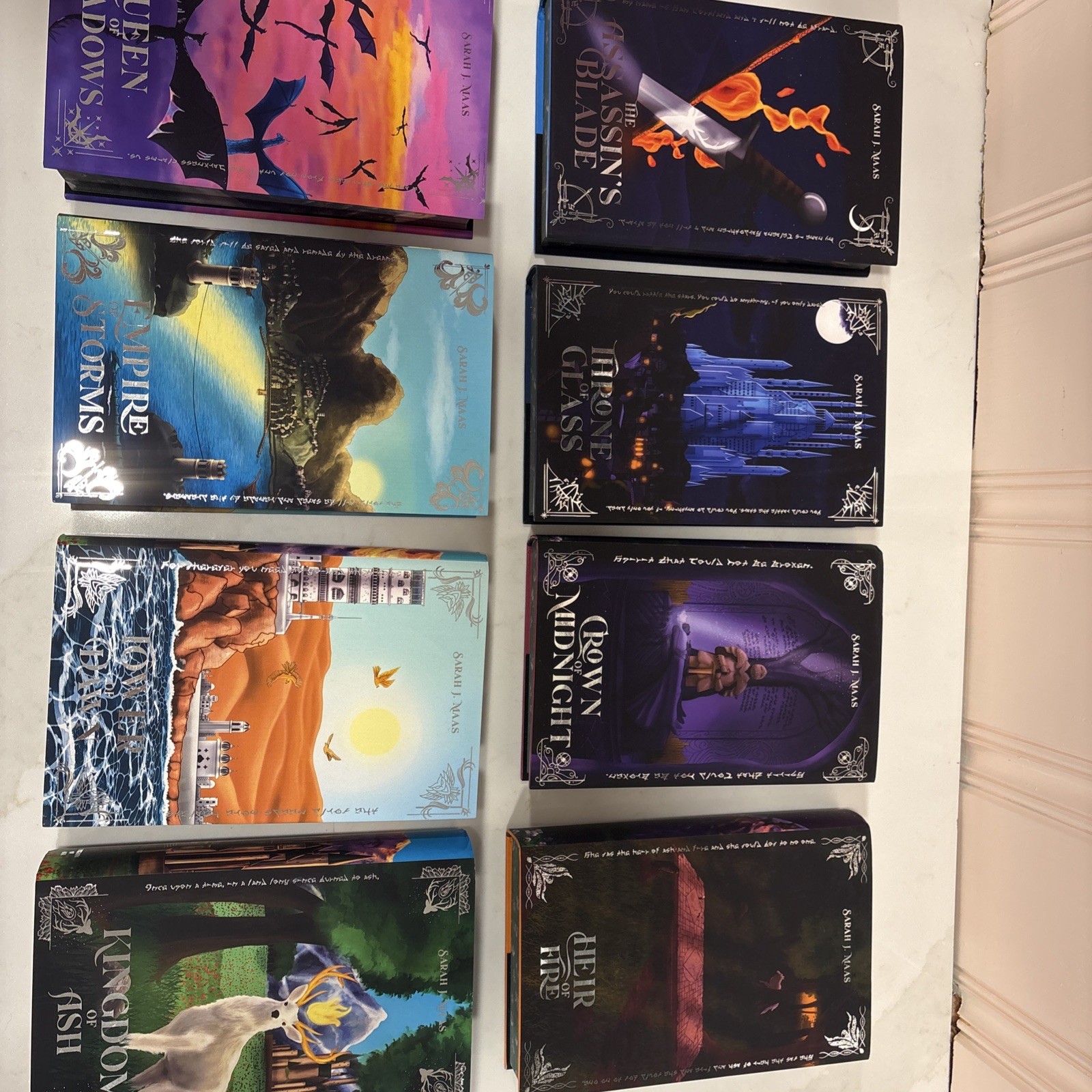 Acrylipics Throne Of Glass Special Edition Sprayed Edge Set Terrasen