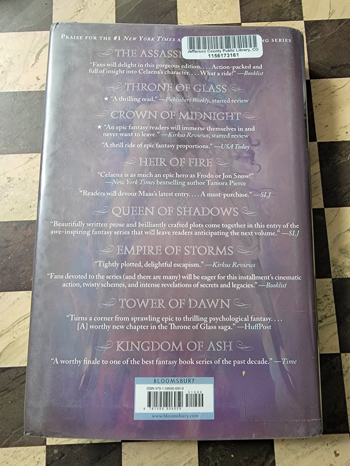 Throne of Glass by Sarah J. Maas (2015, Hardcover) Ex-Library