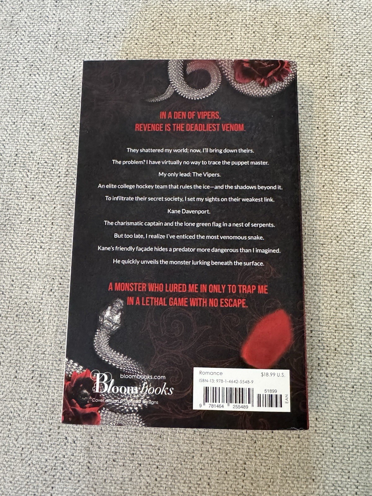 Beautiful Venom Rina Kent Barnes & Noble Exclusive With Signed Bookplate B&N