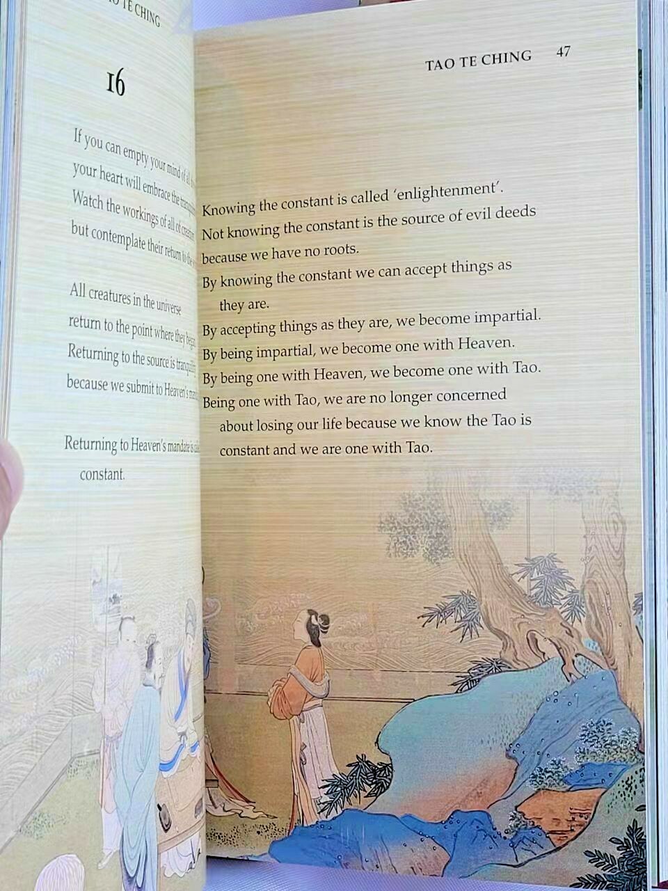 TAO TE CHING Lao Tzu Deluxe Silkbound Collectible slipcased Illustrated NEW