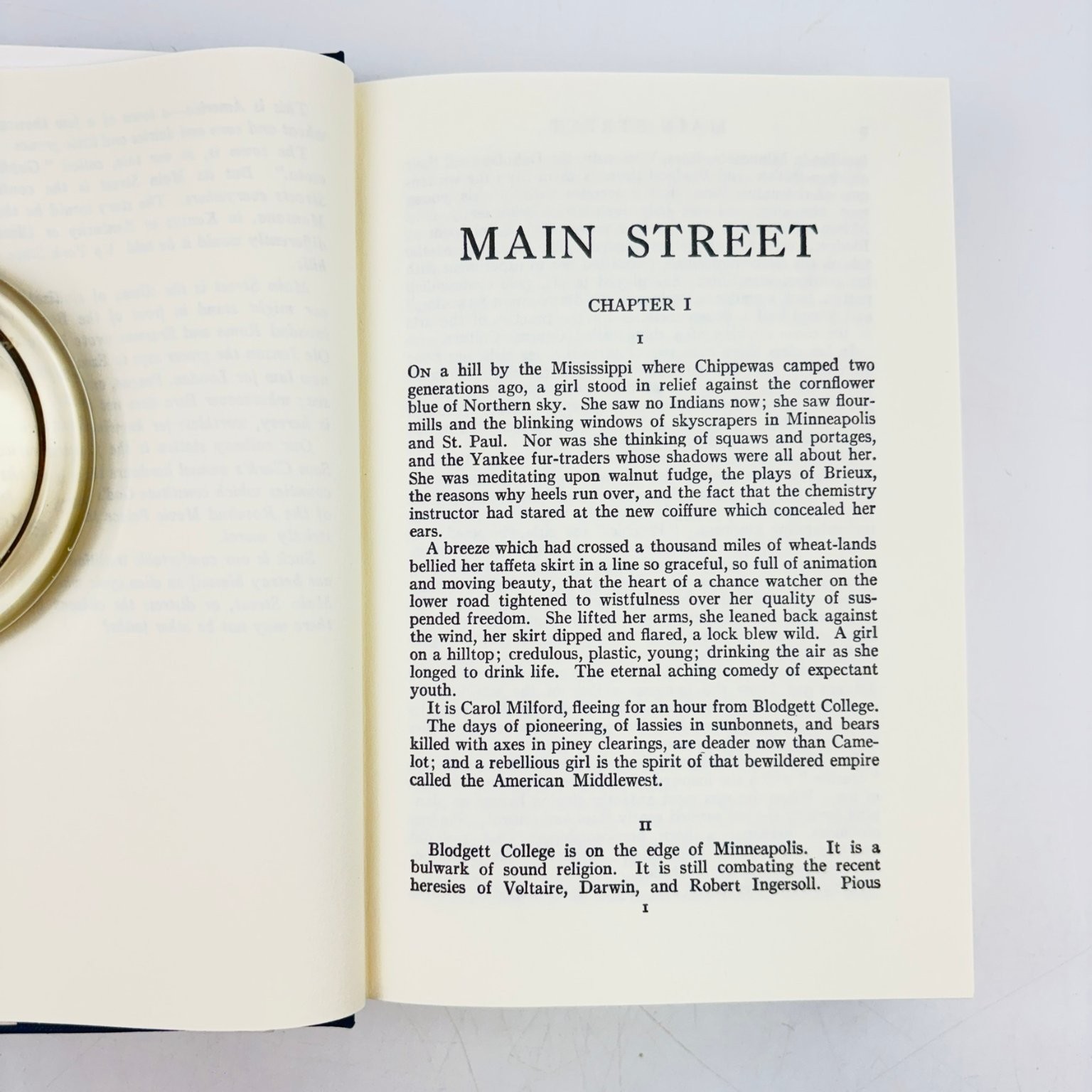 Main Street Sinclair Lewis 1948 First Edition Library Hardcover Facsimile