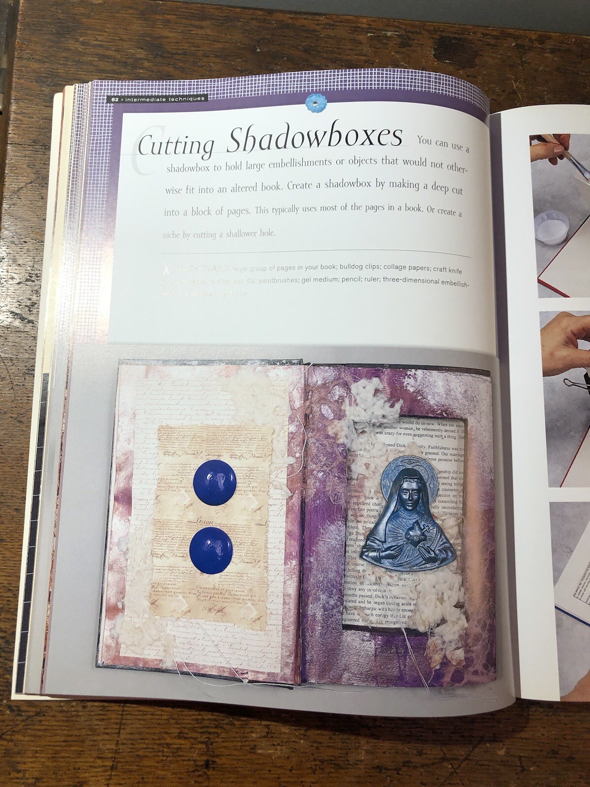 Altered Books Workshop : 18 Creative Techniques for Self-Expression 126 Pages