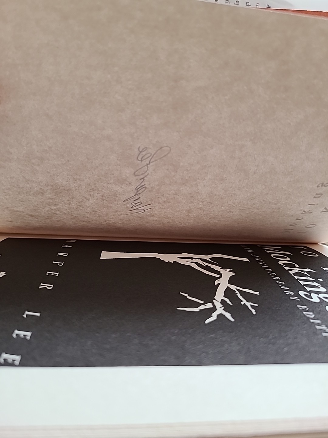 To Kill a Mockingbird Harper Lee Signed 40th Anniversary Edition Hardcover Rare