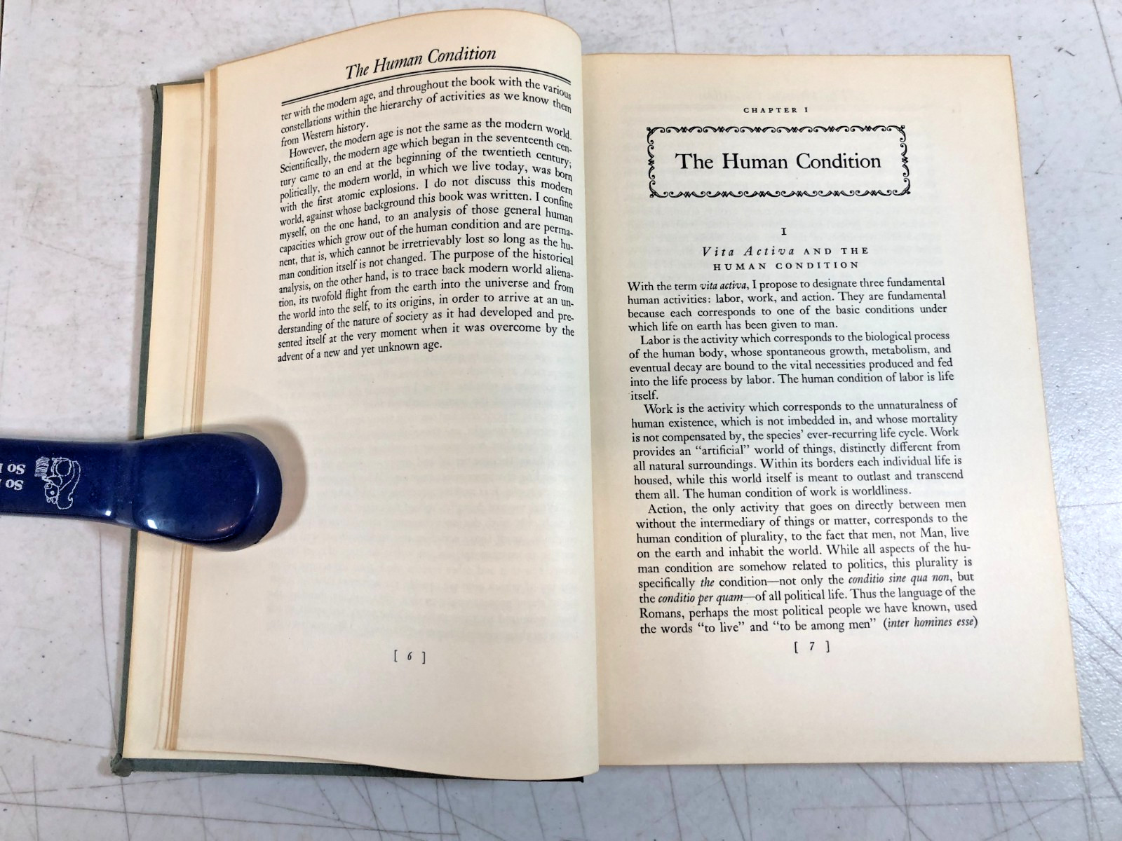 The Human Condition, Hannah Arendt 1958, E-104