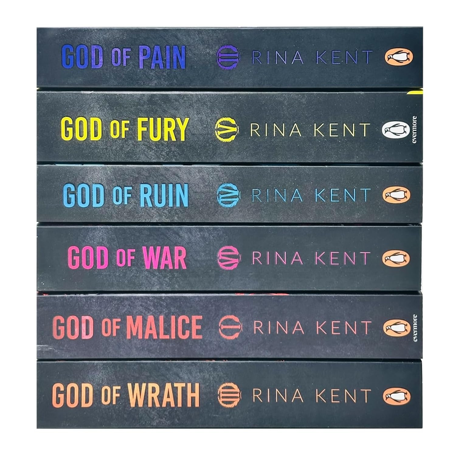 Legacy of Gods Series Collection 6 Books Set by Rina Kent (God of Pain, God of F