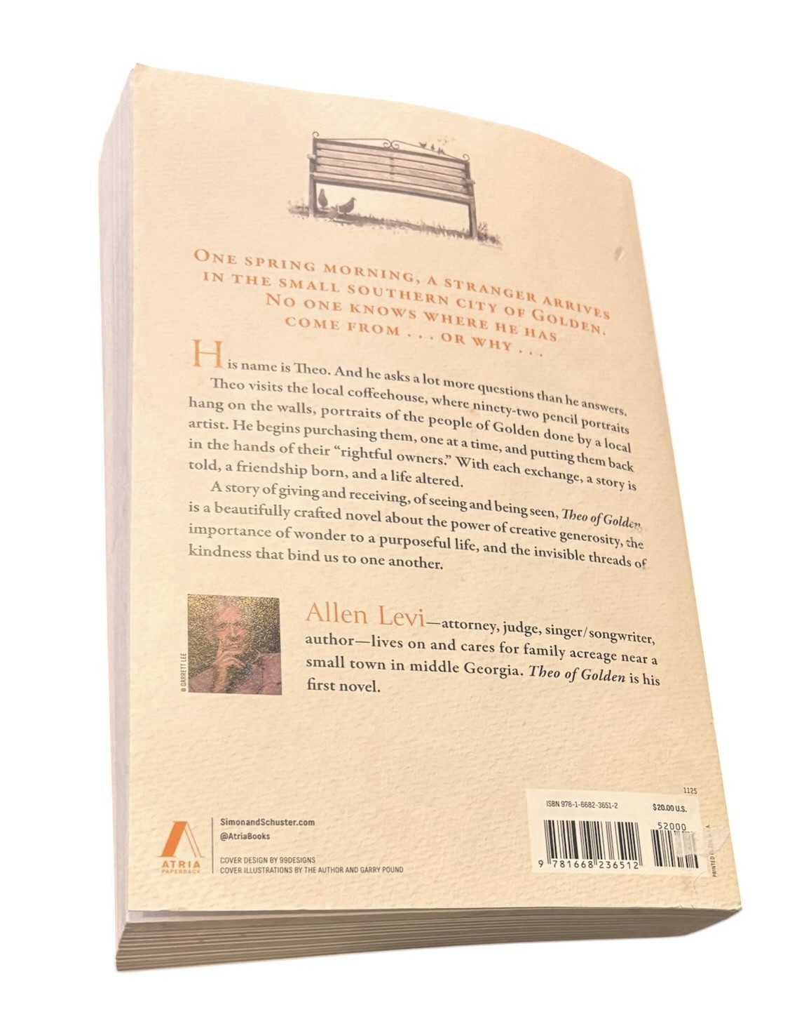 Allen Levi. Theo of Golden By Allen Levi. 2023 Paperback