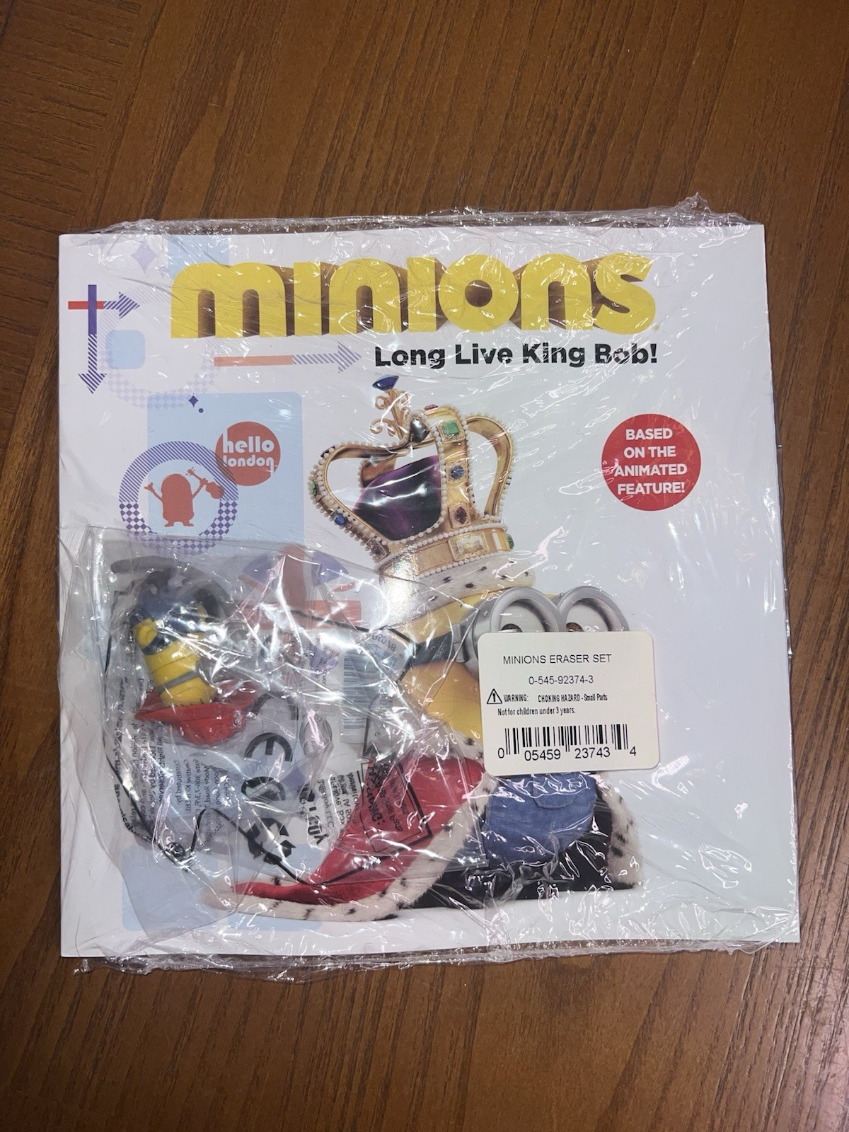 Minions: Long Live King Bob – Paperback With Eraser Set Sealed In Package