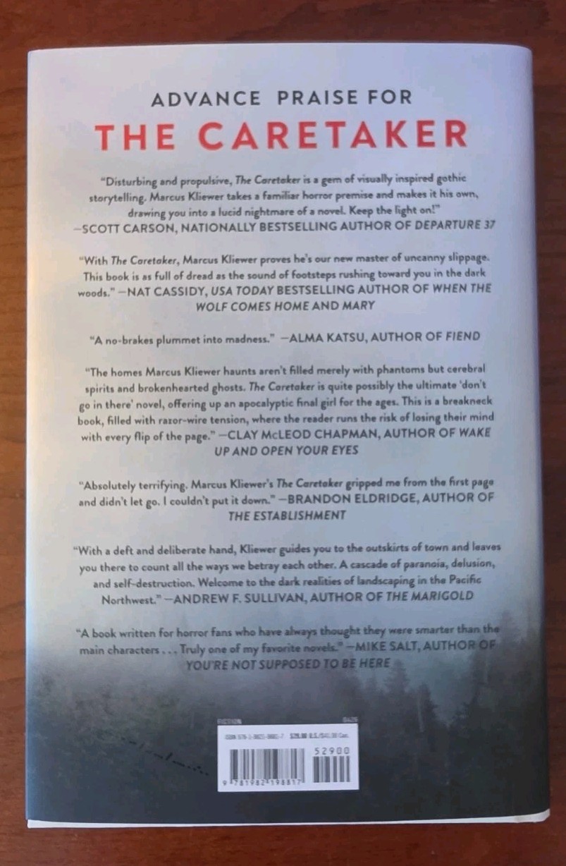 Caretaker : A Novel by Marcus Kliewer (2026, Hardcover)