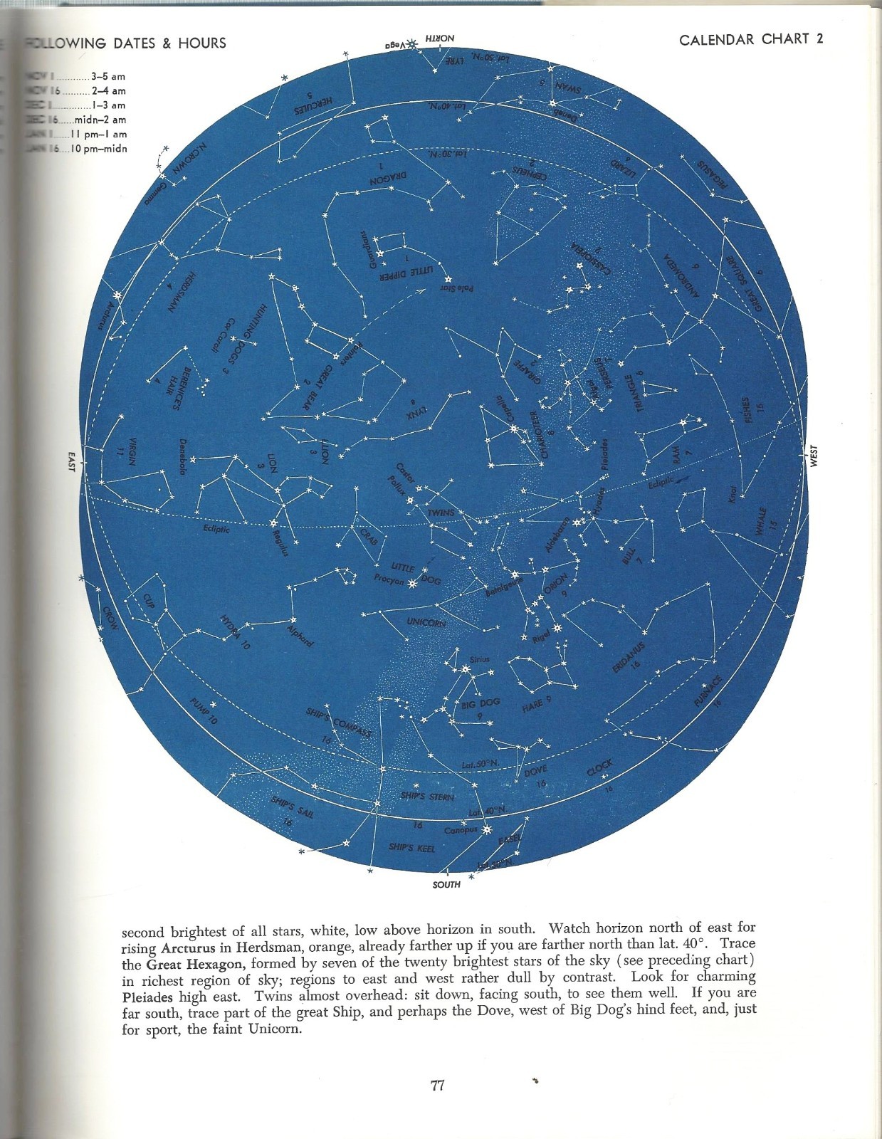 “THE STARS, A NEW WAY TO SEE THEM” ~1966~ DUST COVER=STAR MAP~HARDBACK~161 PAGES