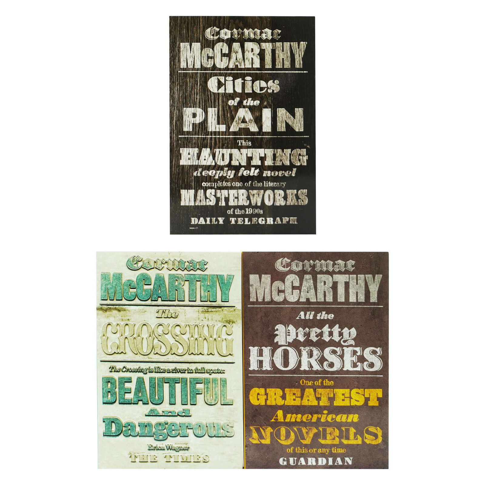 Border Trilogy Series by Cormac McCarthy 3 Books – Fiction – Paperback