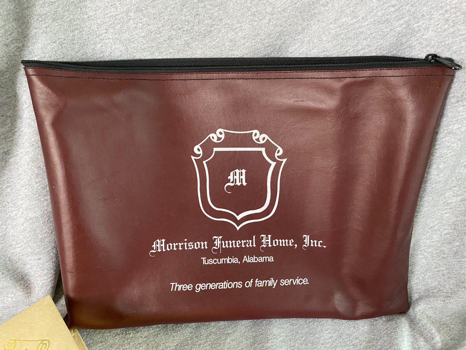 Heirloom Family Holy Bible KJV Red Letter Morrison Funeral Home Tuscumbia 5+ lbs