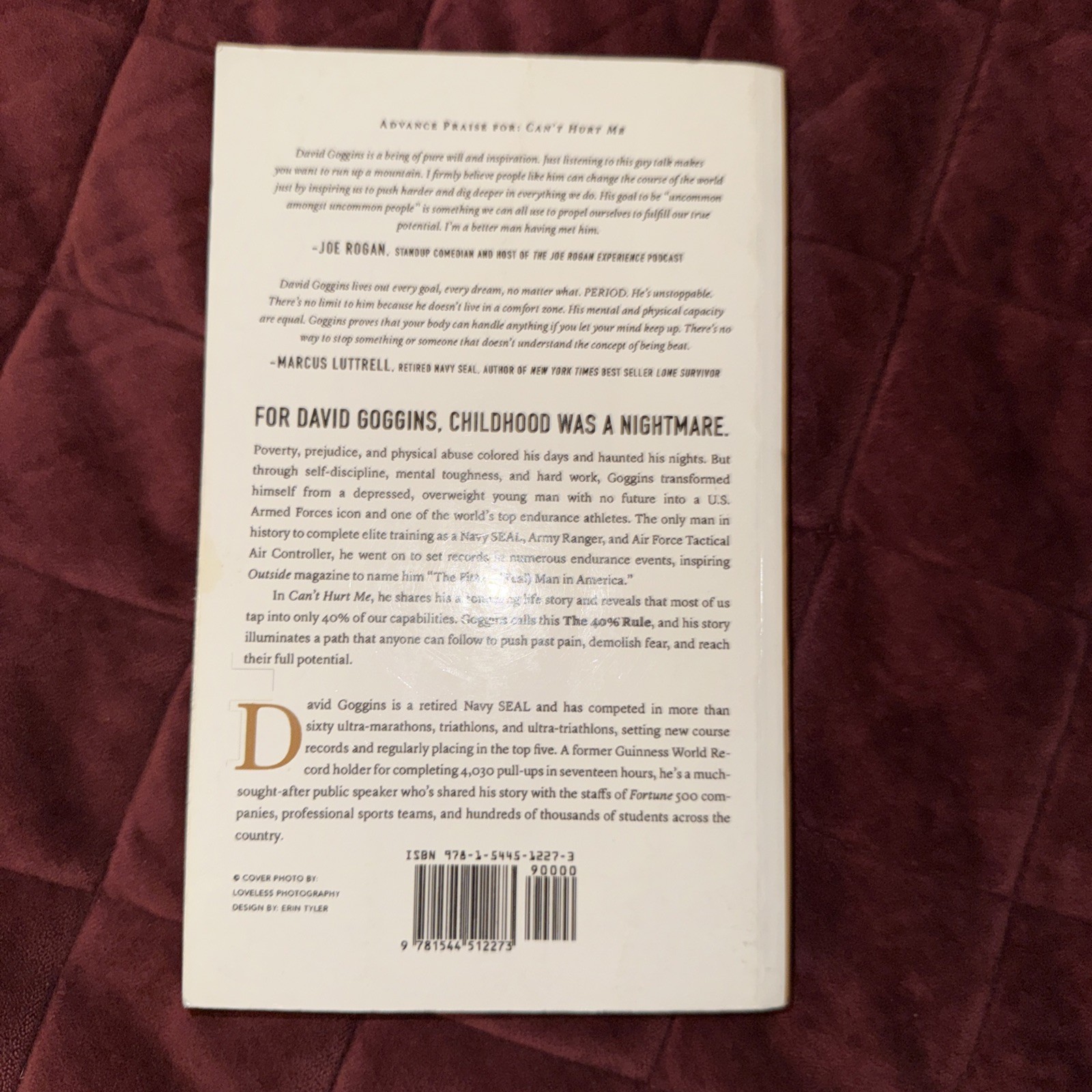 Can’t Hurt Me : Master Your Mind and Defy the Odds by David Goggins (2018,…