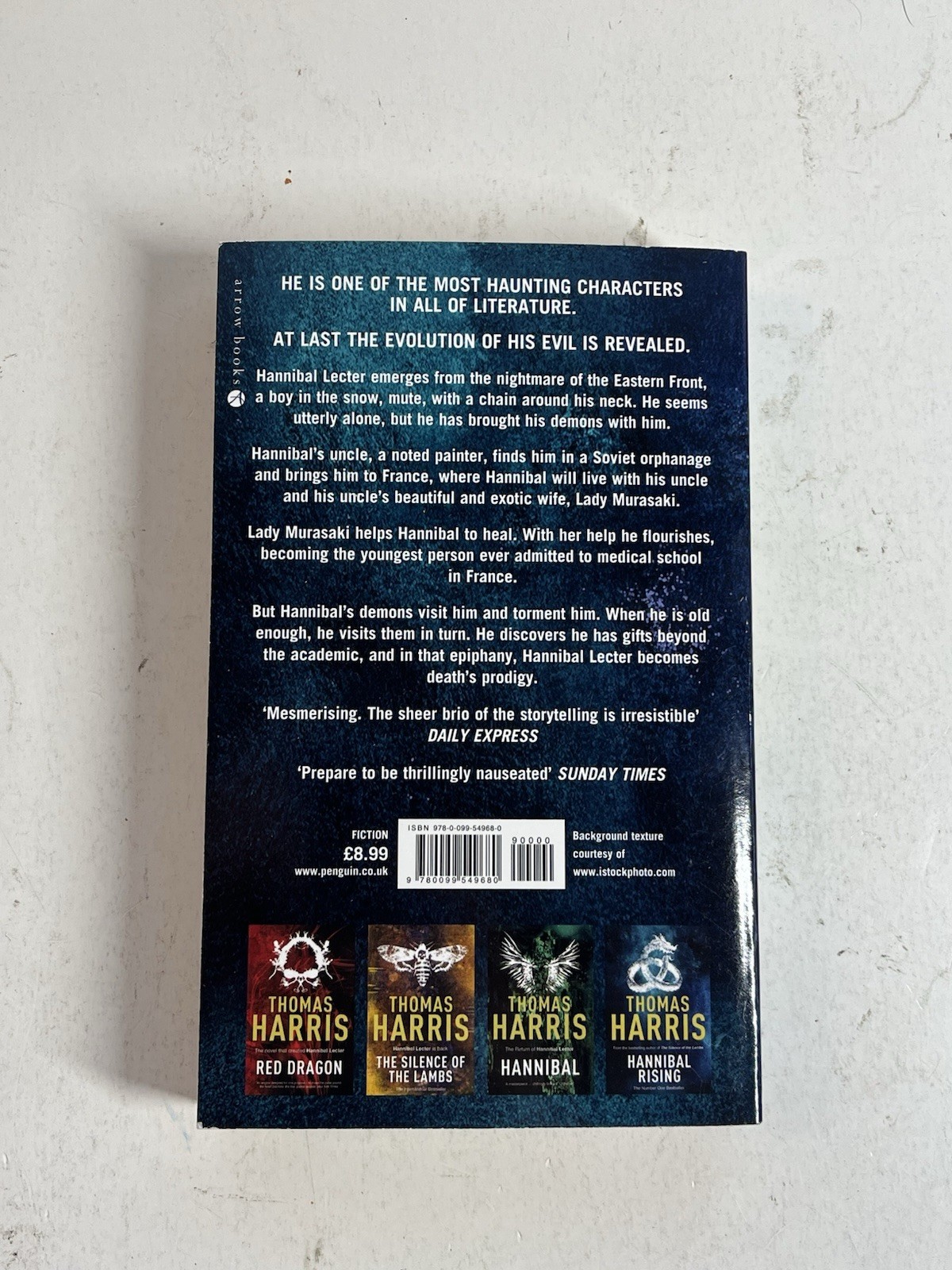 Lot Of 4 Thomas Harris Books Hannibal Lecter Complete Series 1-4 Paperback
