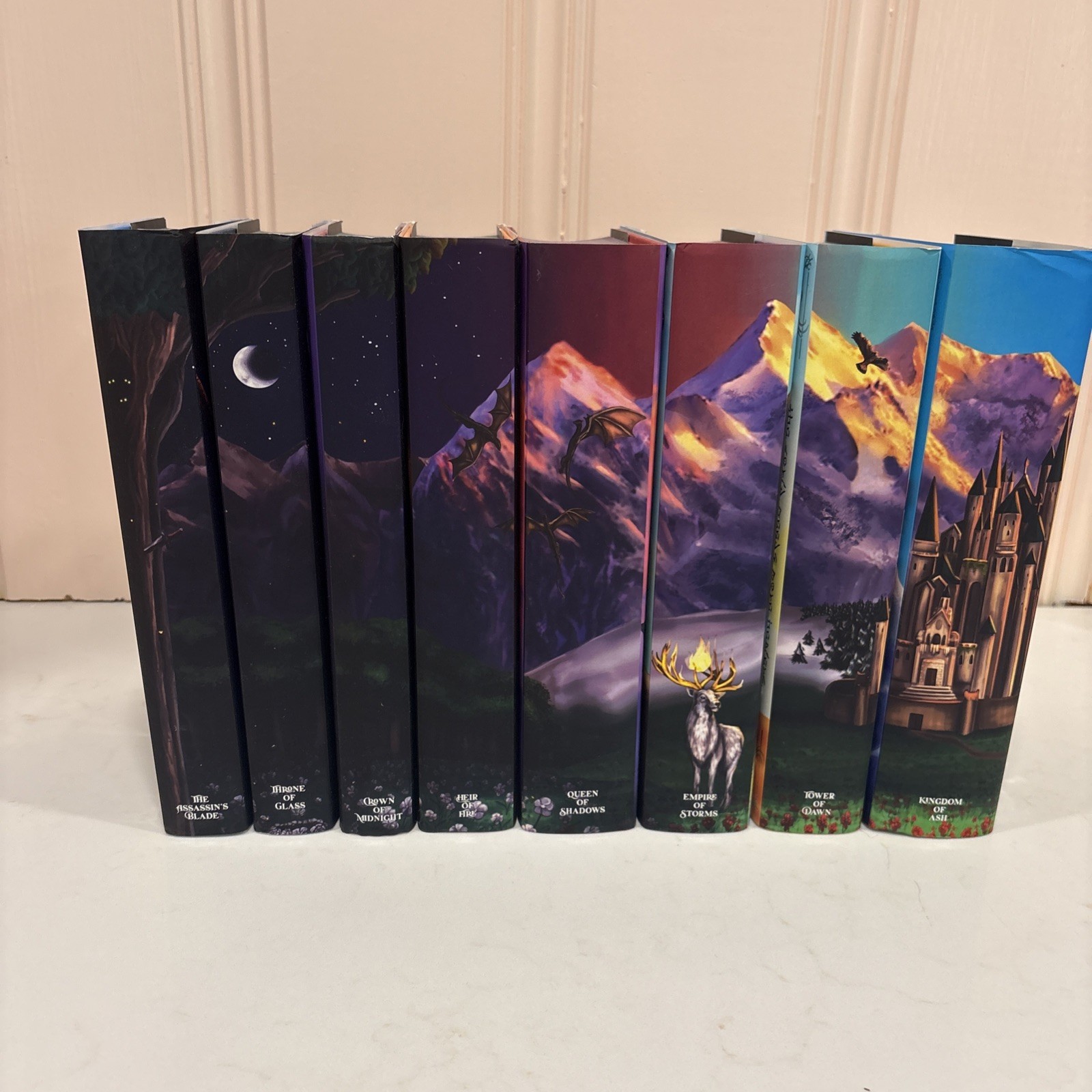 Acrylipics Throne Of Glass Special Edition Sprayed Edge Set Terrasen
